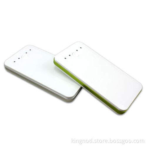 Power Banks with 4,000mAh Polymer Battery, 5V DC/1A Output, LED Flashlight, Sized 125 x 59 x 12mm